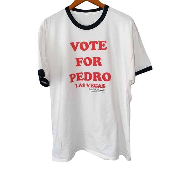 Napeoleon Dynamite Vote for Pedro Ringer Tee - Picture 1 of 2